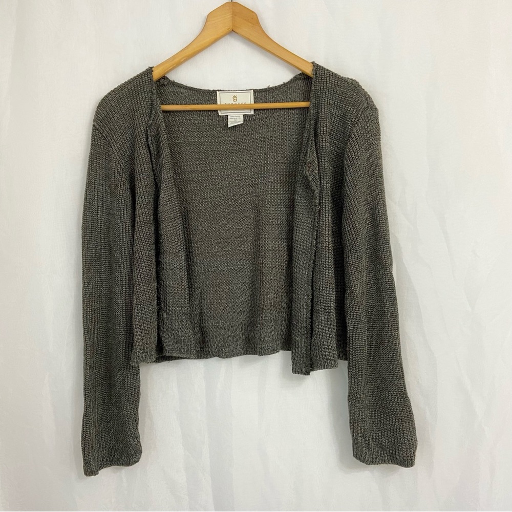 Vtg Express Crop Cardigan